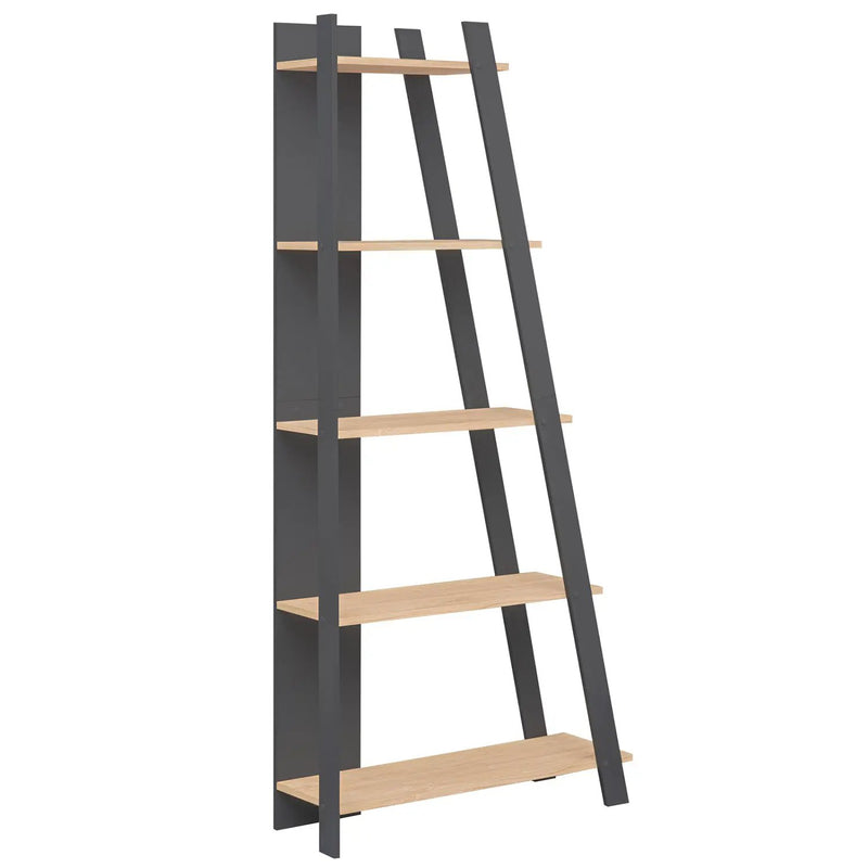5-Tier Vertical Bookshelf for Small Spaces, 79" Tall by DirectDeals