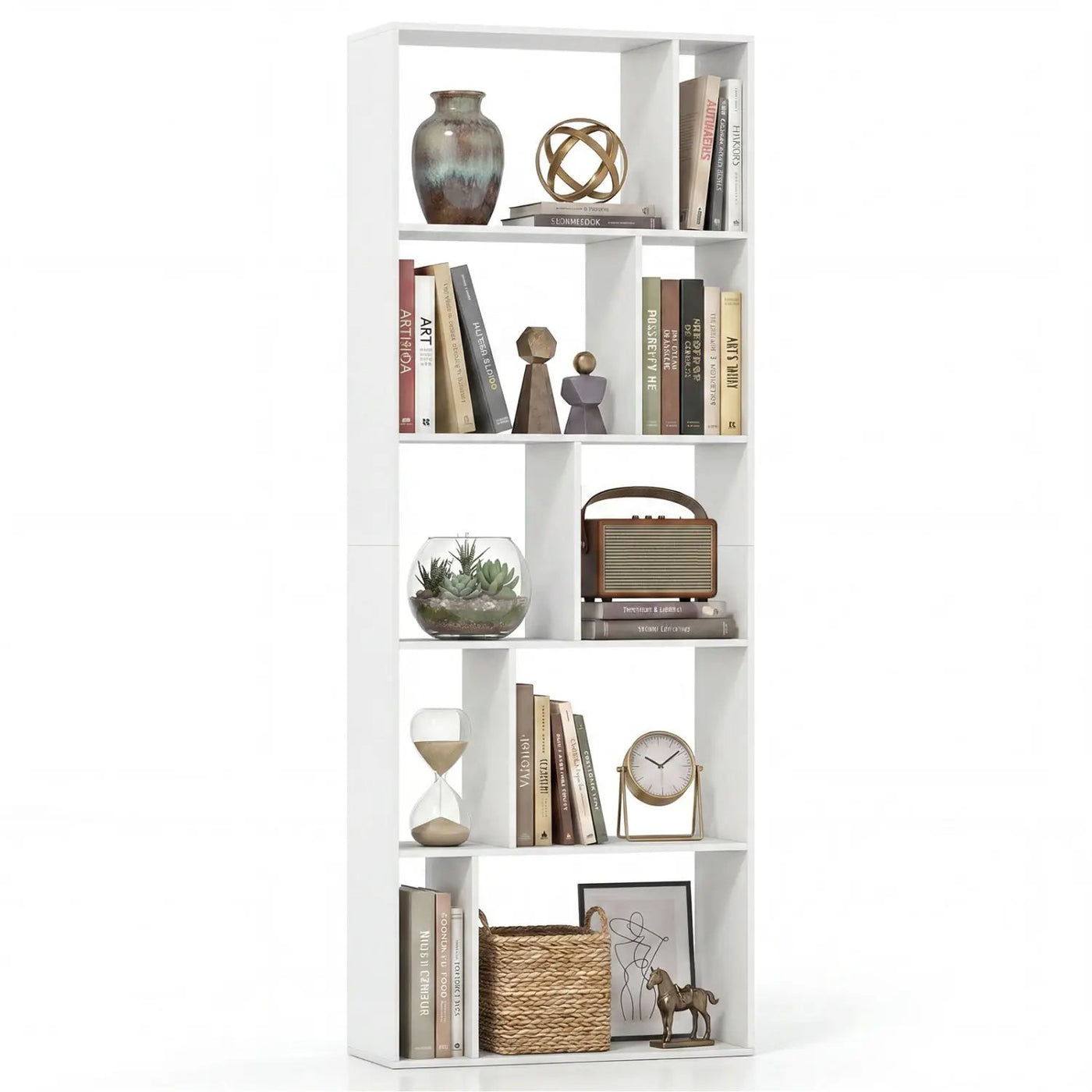 5-Tier Bookshelf with Open Back and Anti-Tipping Kit by DirectDeals