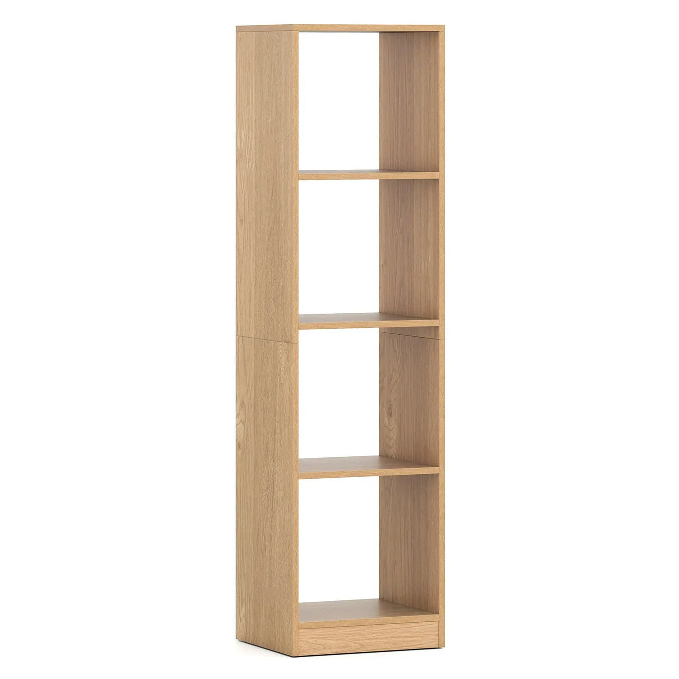 5 Tiers 4-Cube Narrow Bookshelf with 4 Anti-Tipping Kits by DirectDeals