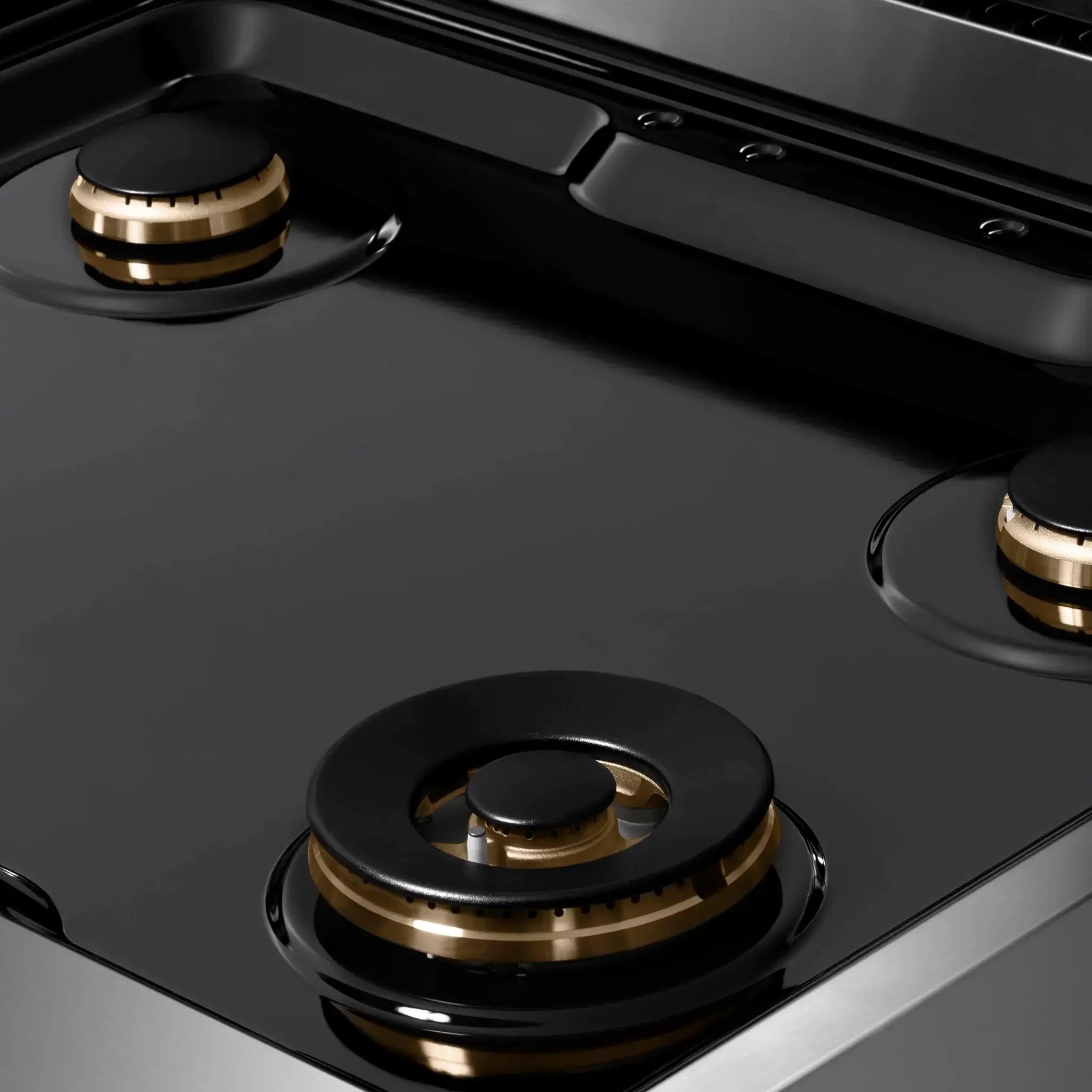 ZLINE 30" Paramount Gas Rangetop Stainless Steel Matte Black SRTZ-30-MB by Farmhouse Kitchen and Bath
