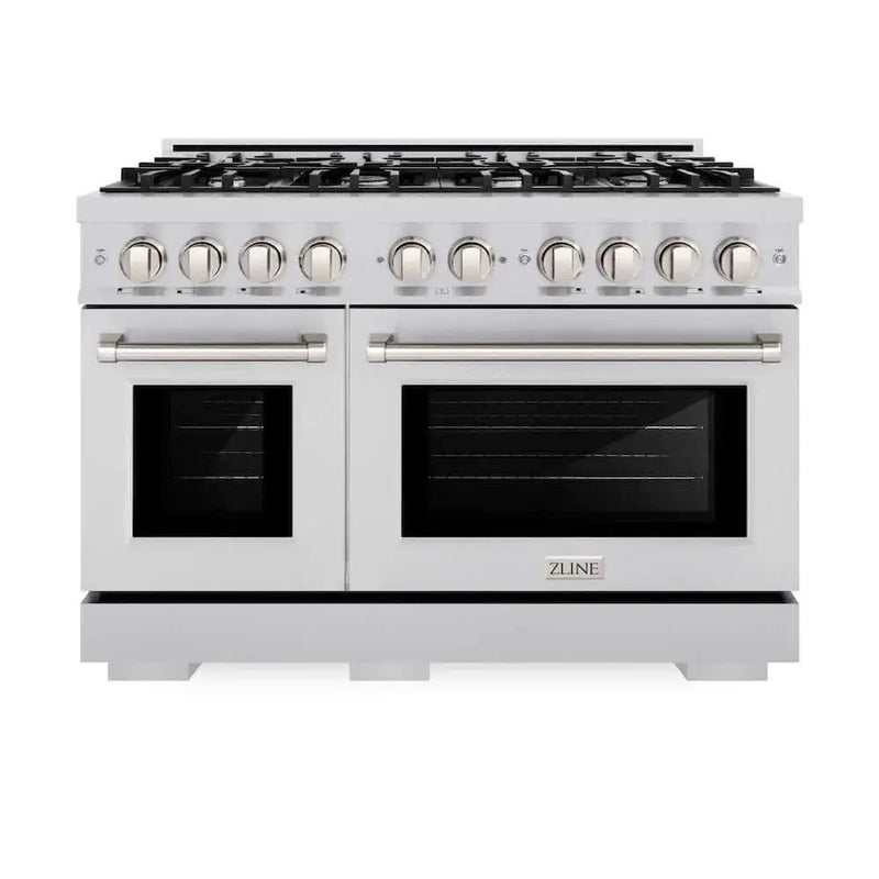 ZLINE 48" Select Dual Fuel Range Gas Cooktop Electric Convection Oven Stainless Steel HDR48 by Farmhouse Kitchen and Bath