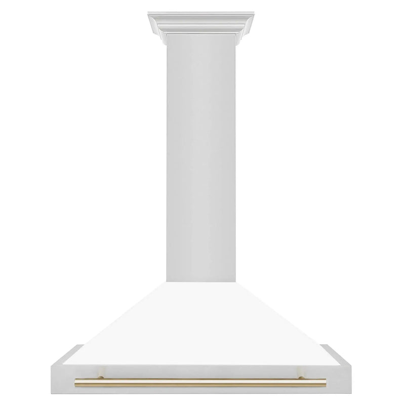 ZLINE 36" Autograph Stainless Wall Range Hood KB4STZ-WM36-G by Farmhouse Kitchen and Bath