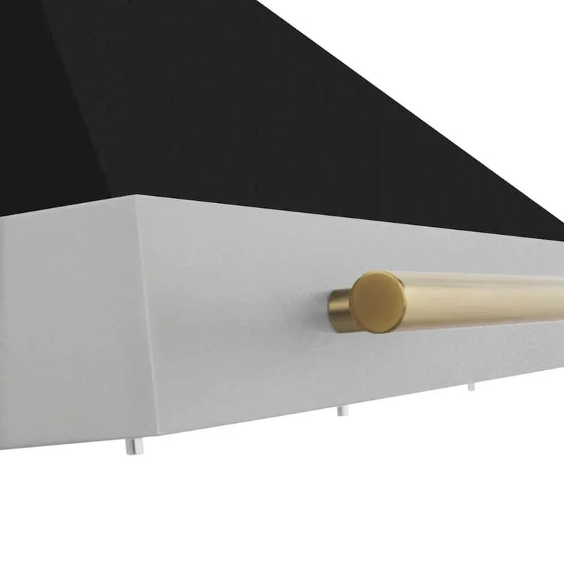 ZLINE 36" Autograph Stainless Wall Range Hood KB4SNZ-BLM36-G by Farmhouse Kitchen and Bath