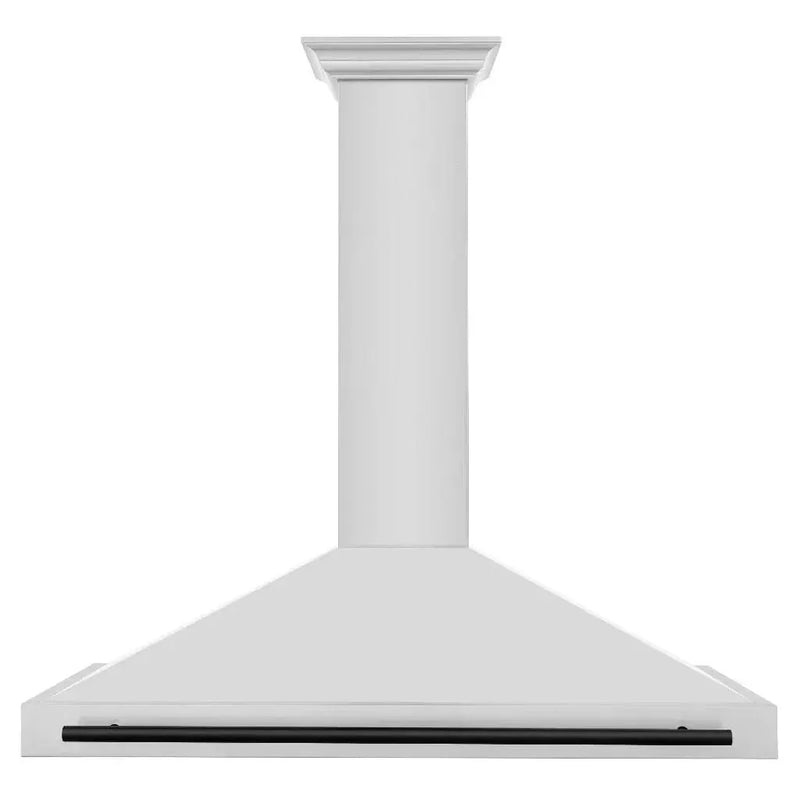 ZLINE 48" Autograph Edition Stainless Steel Range Hood, Matte Black KB4STZ-48-MB by Farmhouse Kitchen and Bath