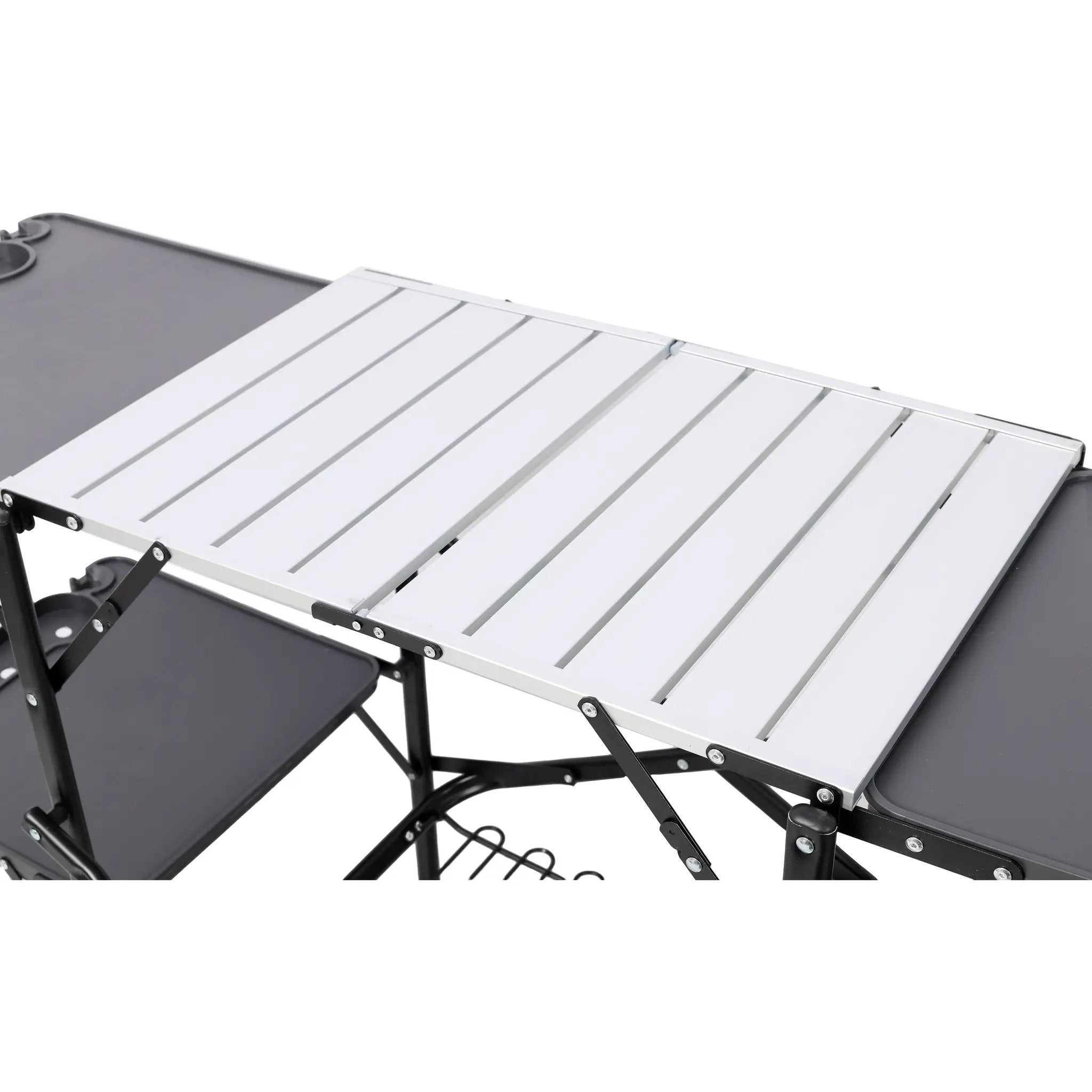 Folding Camping Kitchen Table - Portable Outdoor Cooking Station by HouseOfZazla