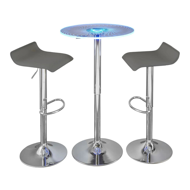 Spyra Ale - 3 Piece Contemporary Adjustable Bar With Up Set by HouseOfZazla