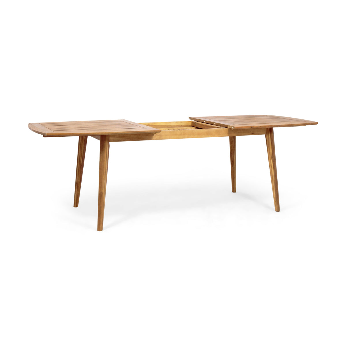 Outdoor Acacia Wood Expandable Dining Table, photo 9 of 10