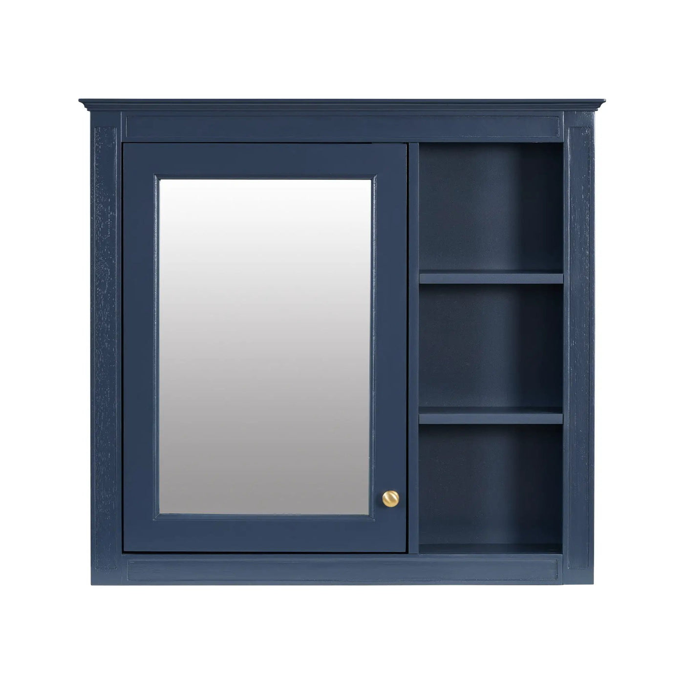 Wall Mounted Medicine Cabinet With Mirror and 3 Open Shelves by HouseOfZazla