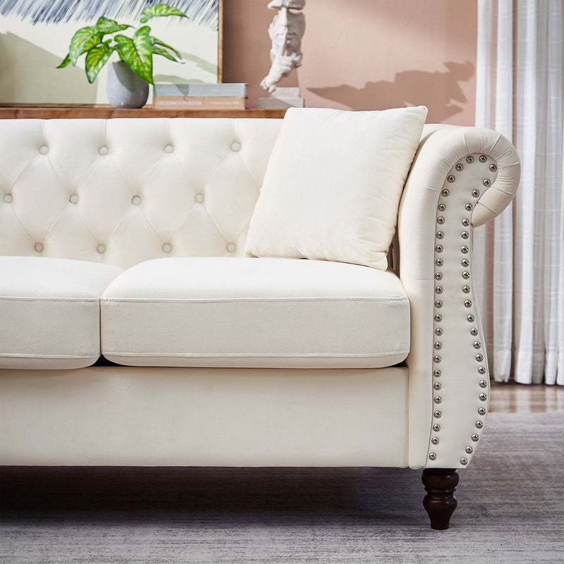 Streamline Modern L-Shaped Corner Sofa by HouseOfZazla