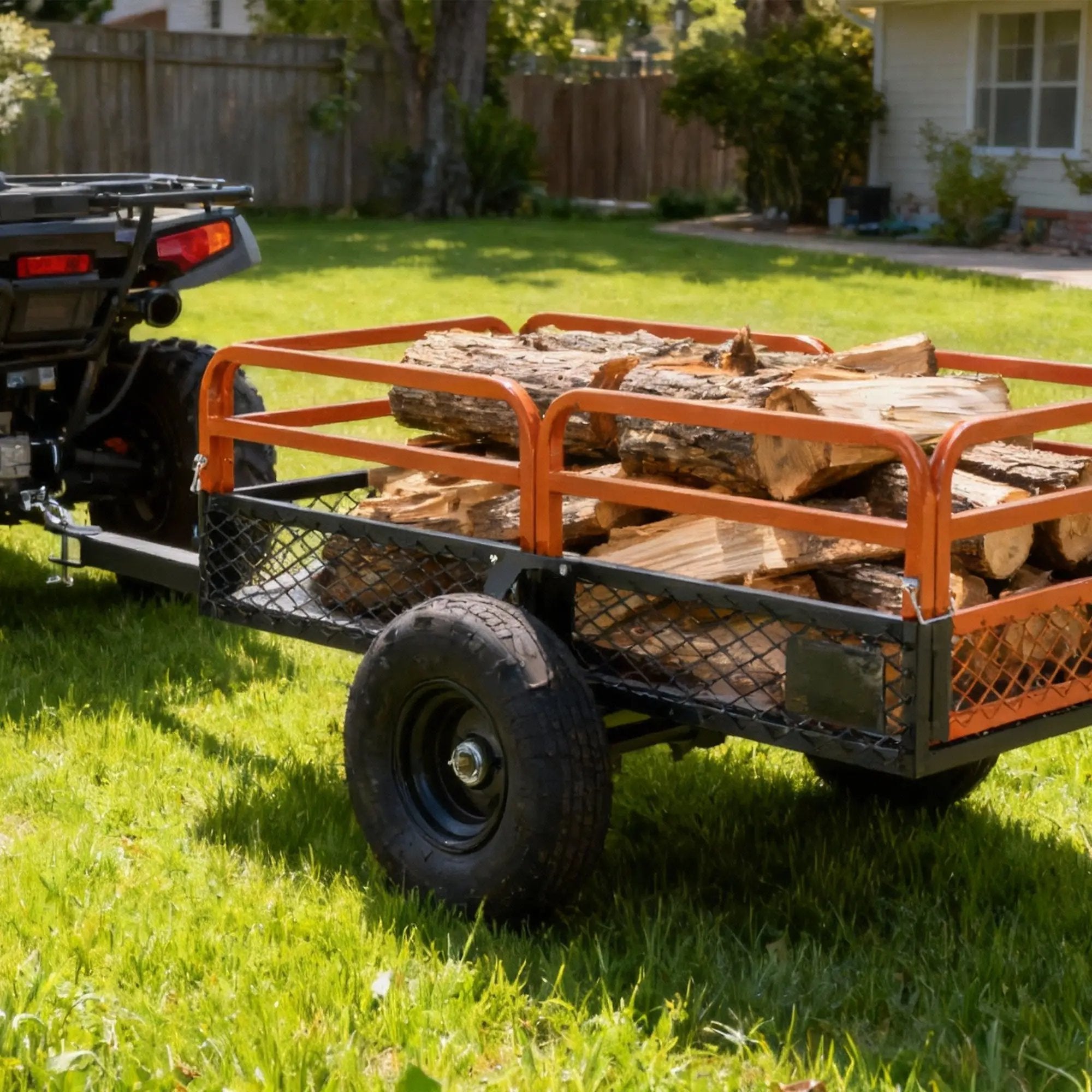 1500LBS Capacity 15 Cubic Feet Dump Cart Trailer by HouseOfZazla