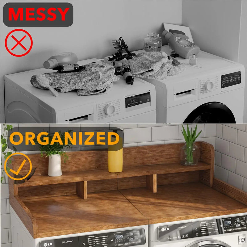 Washer Dryer Countertop with Non-Slip Pads by HouseOfZazla