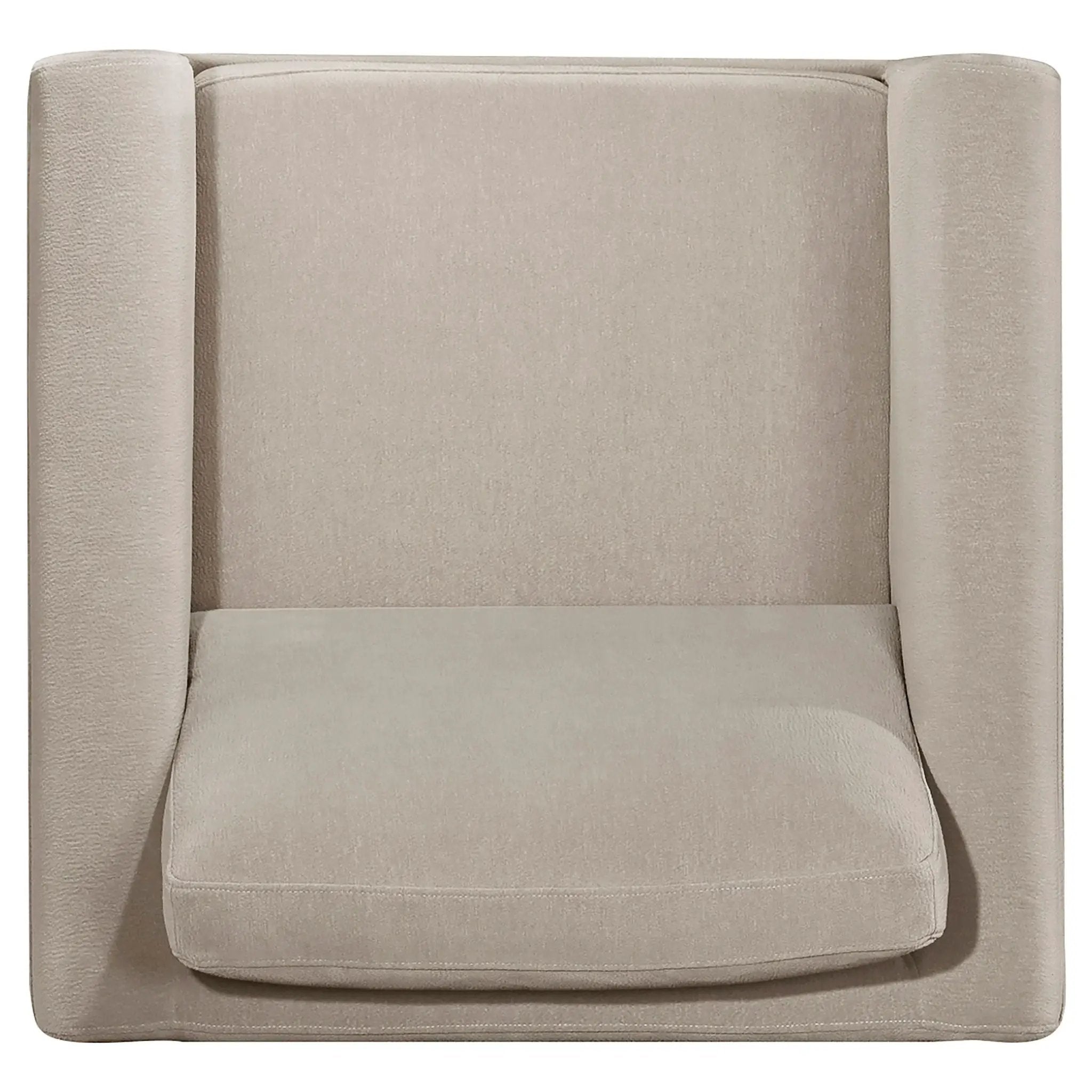 Islington Fabric Upholstered Panel Arm Accent Chair Taupe by Unique Piece Furniture