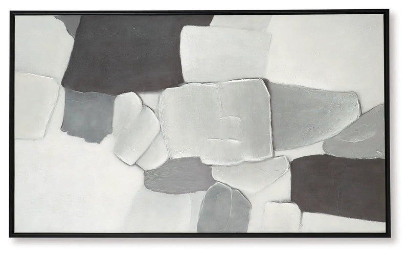 Adilson - Wall Art - White / Gray / Black by Unique Piece Furniture