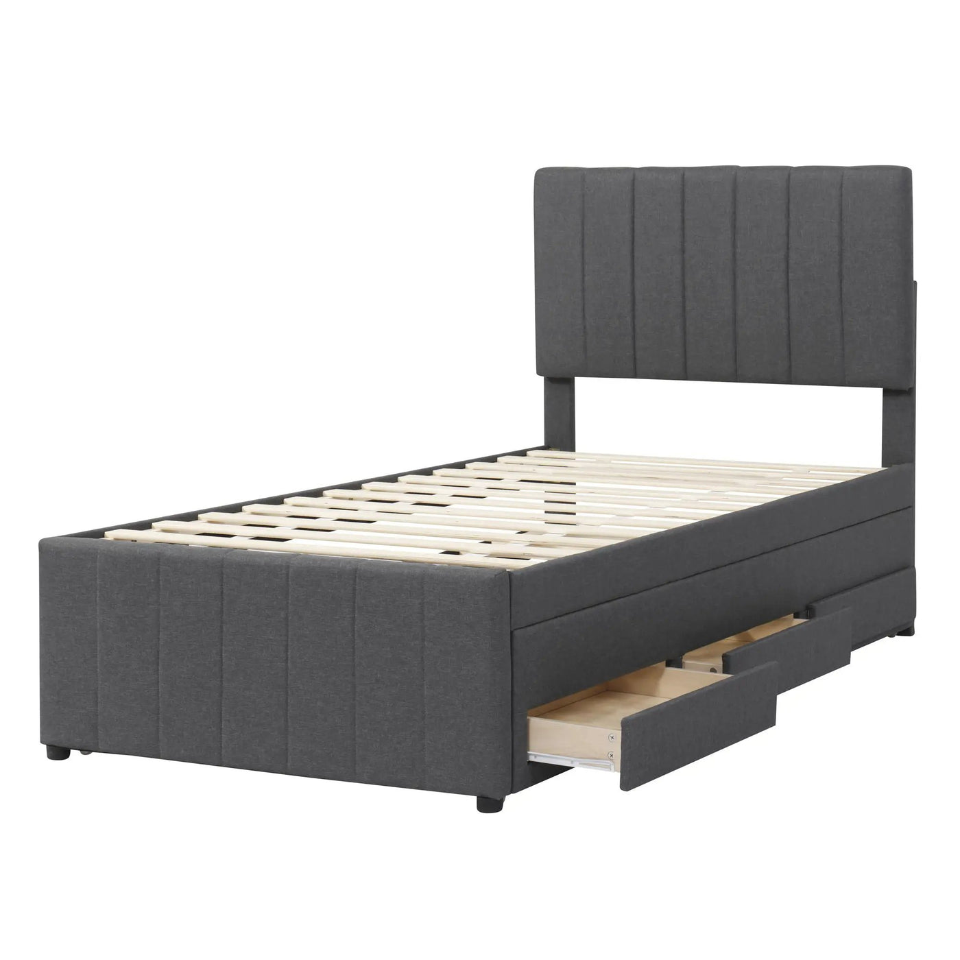 Upholstered Design Platform Bed With Trundle by HouseOfZazla