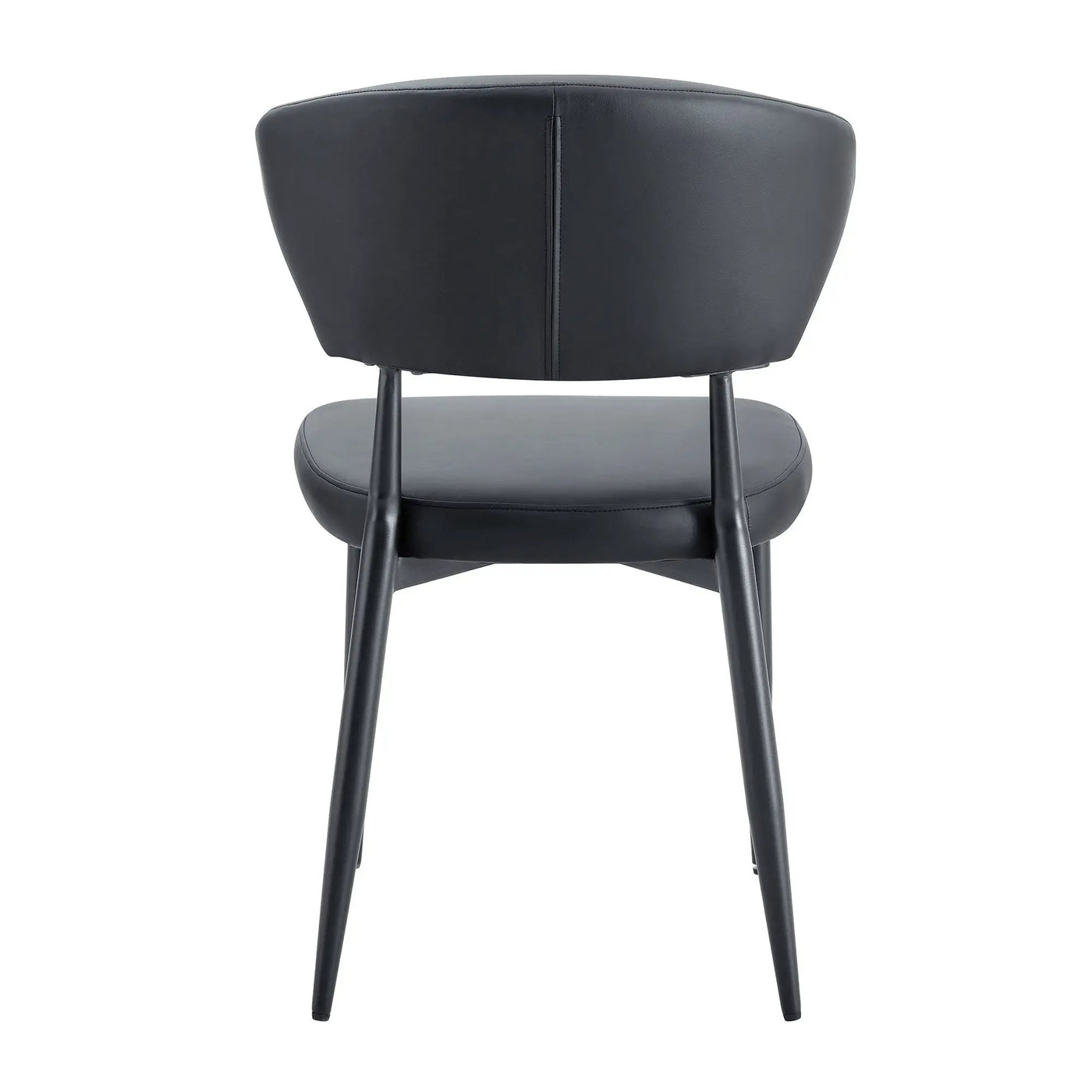 Minimalist Ergonomic Dining Chair With Curved Backres (Set of 4) by HouseOfZazla