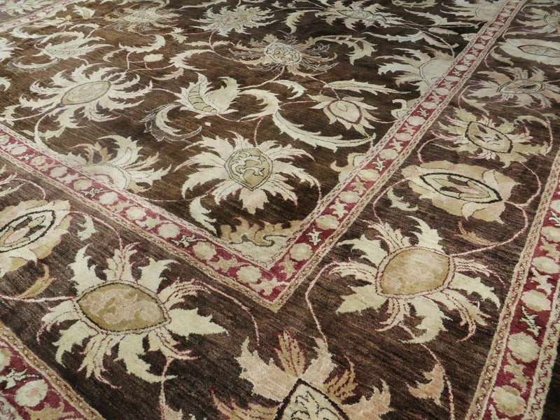 13' X 16' Vintage Handmade Peshawar Oushak Wool Rug Carpet Nice by Jewel Rugs