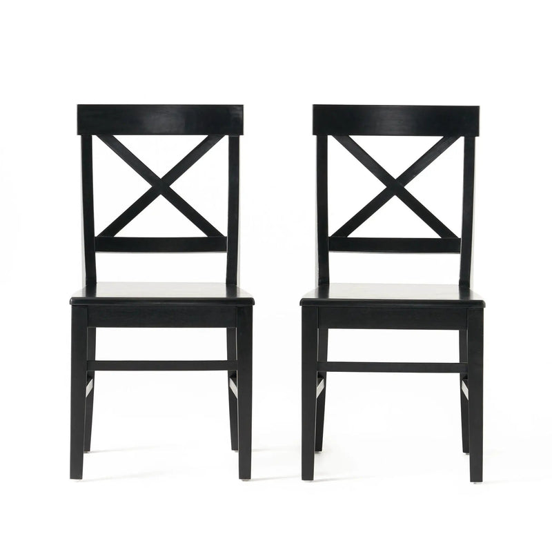 Plethora - Dining Chair With X Shaped Back (Set of 2) by HouseOfZazla