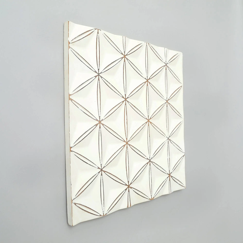 White Wooden Wall Décor – Modern Rustic Wall Art by HouseOfZazla