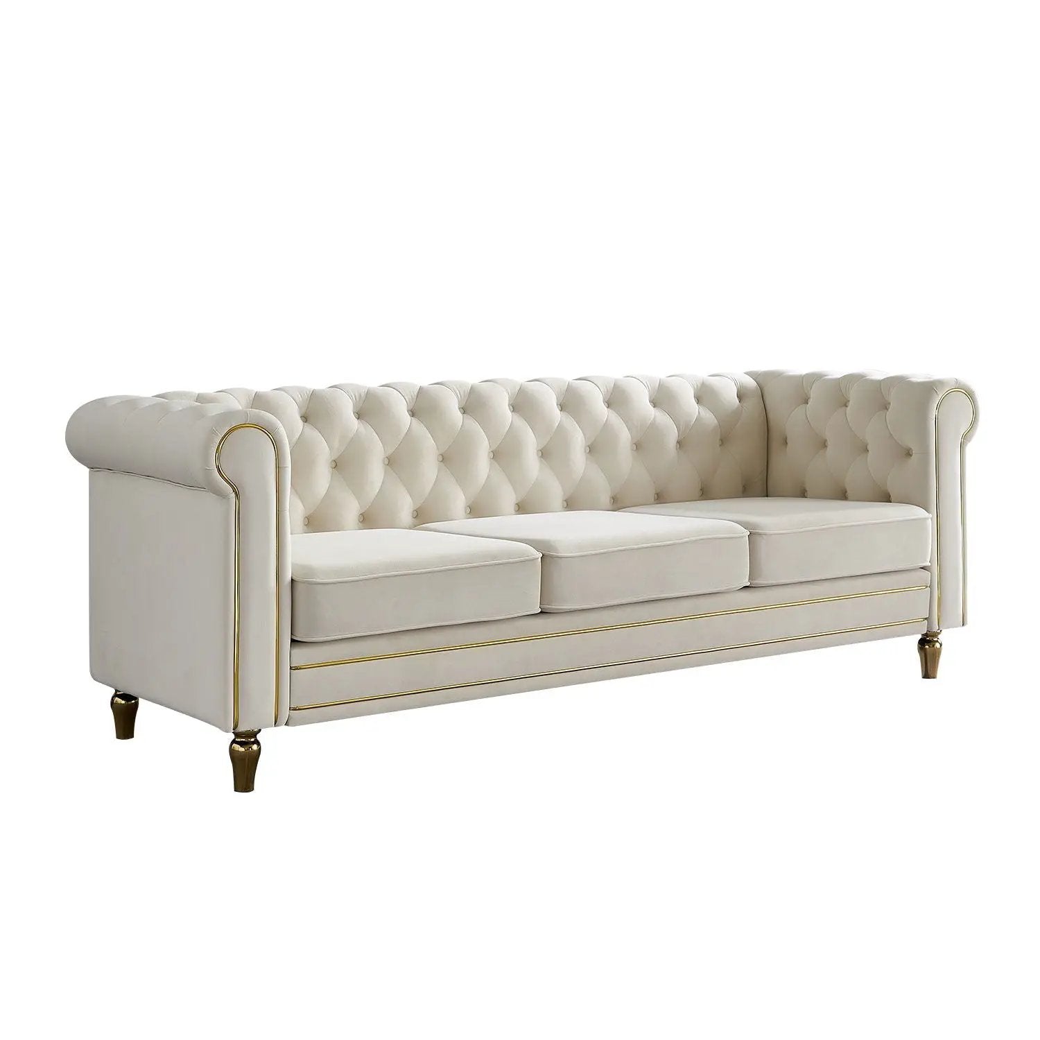 Chesterfield - Sofa 84.65" For Living Room by Unique Piece Furniture