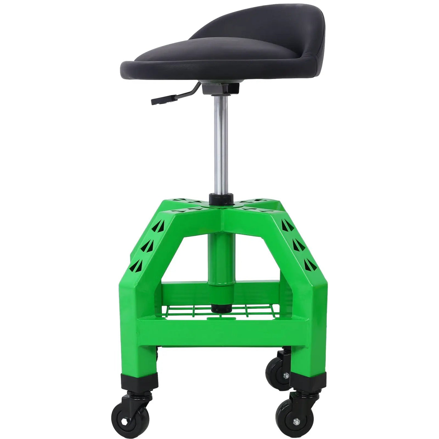 Pneumatic 360 Degree Swivel Stool, Mechanics Rolling Creeper Seat, Heavy Duty Rolling Mechanics Stool, Shop Stool With Casters by HouseOfZazla