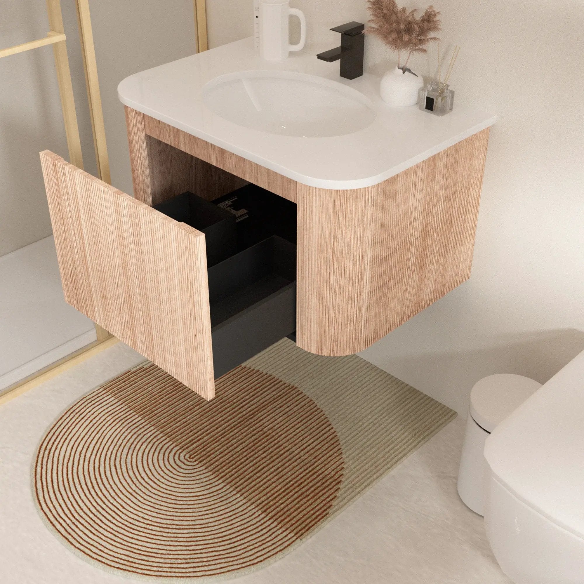 Wall Mounted Bathroom Vanity With Sink by Unique Piece Furniture