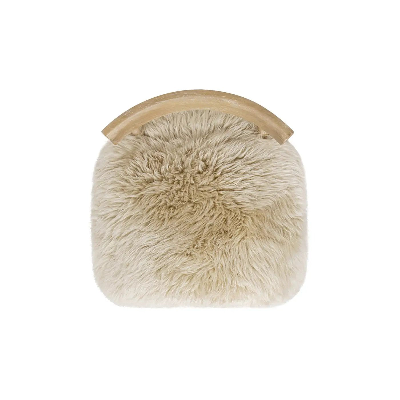 Arden 27.5 Genuine Fur Counter Height Bar Stool by HouseOfZazla