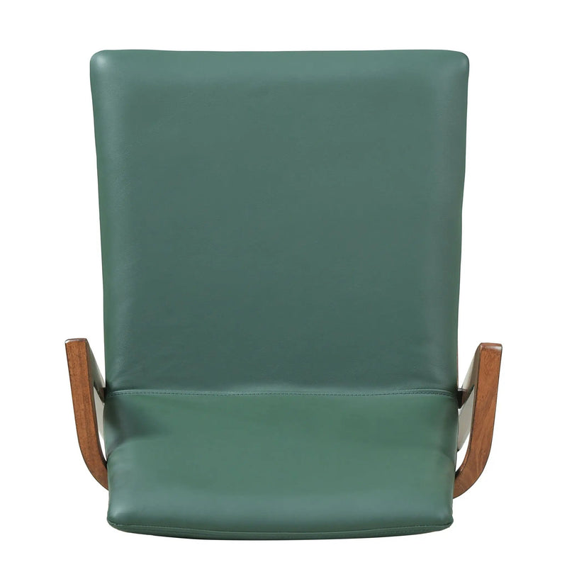 Dining Chairs (Set of 2) - Green / Walnut by HouseOfZazla