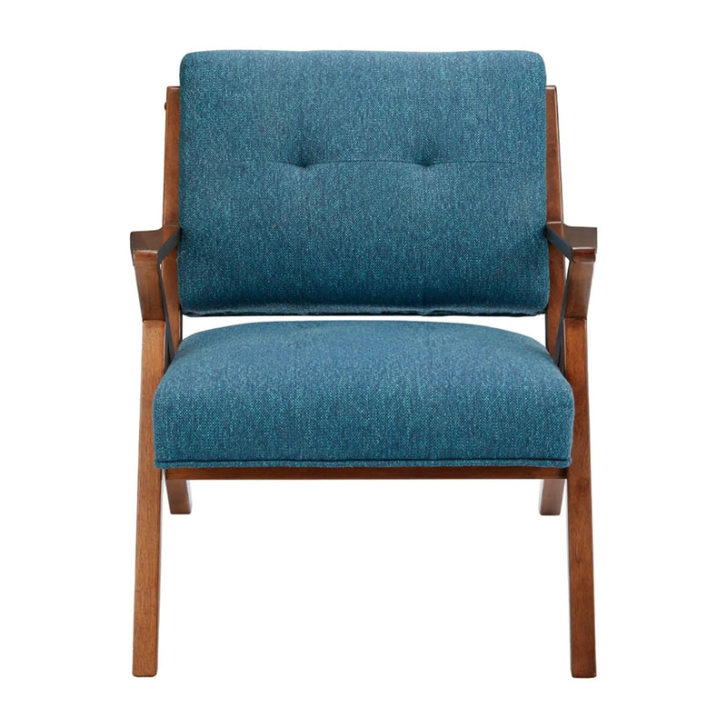 Lounge Chair With Tufted Upholstery And Solid Frame by Unique Piece Furniture