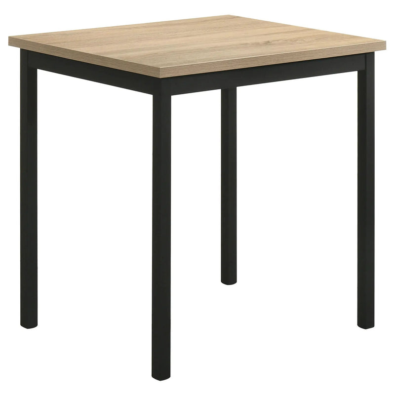 Garza Space Saving Rectangular Dining Table Greige Oak by Unique Piece Furniture