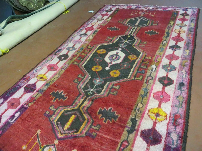 4' X 8' Antique Handmade Turkish Caucasian Kazak Design Wool Rug Veg Dyes Nice by Jewel Rugs