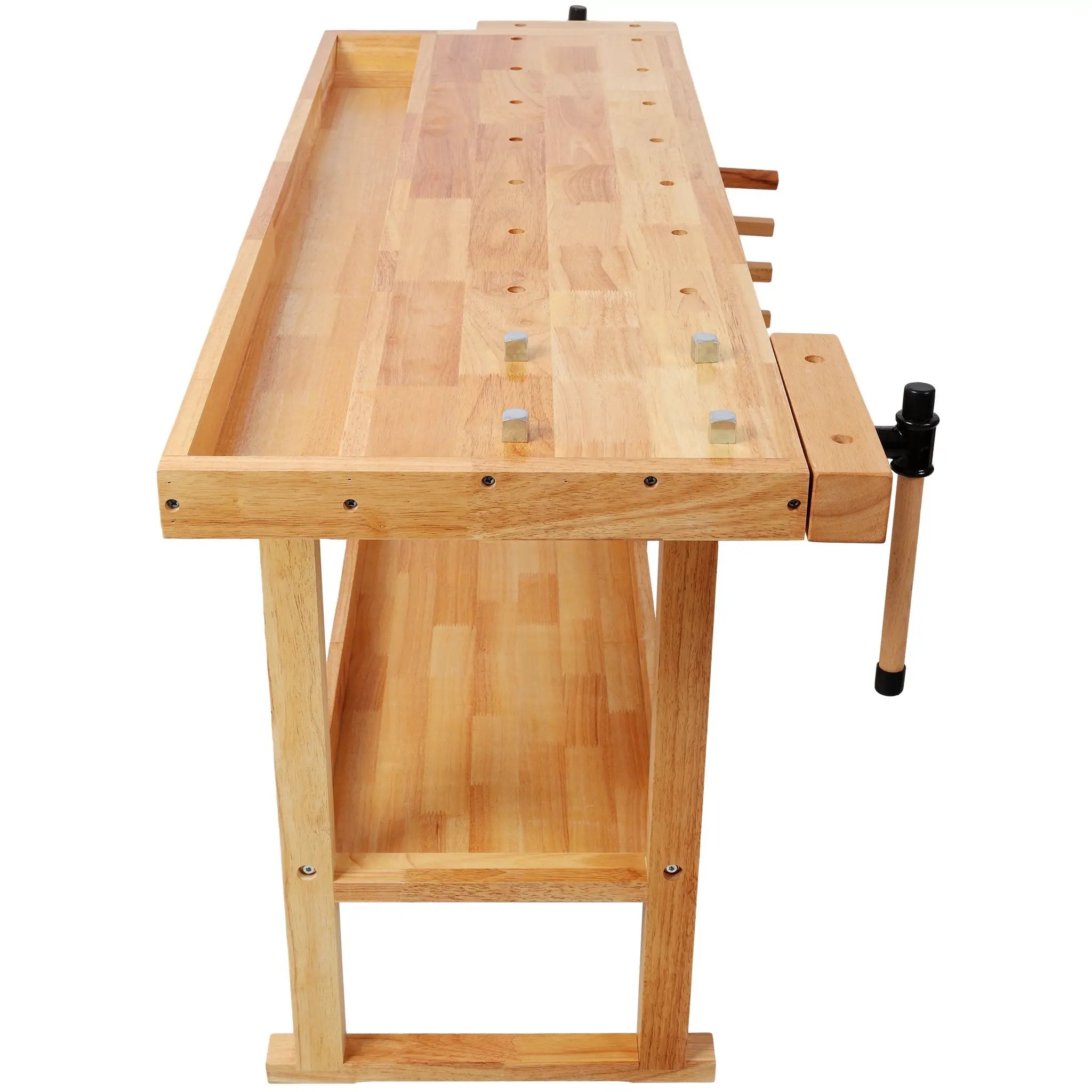 55" Wood Workbench – Heavy Duty with Storage by HouseOfZazla