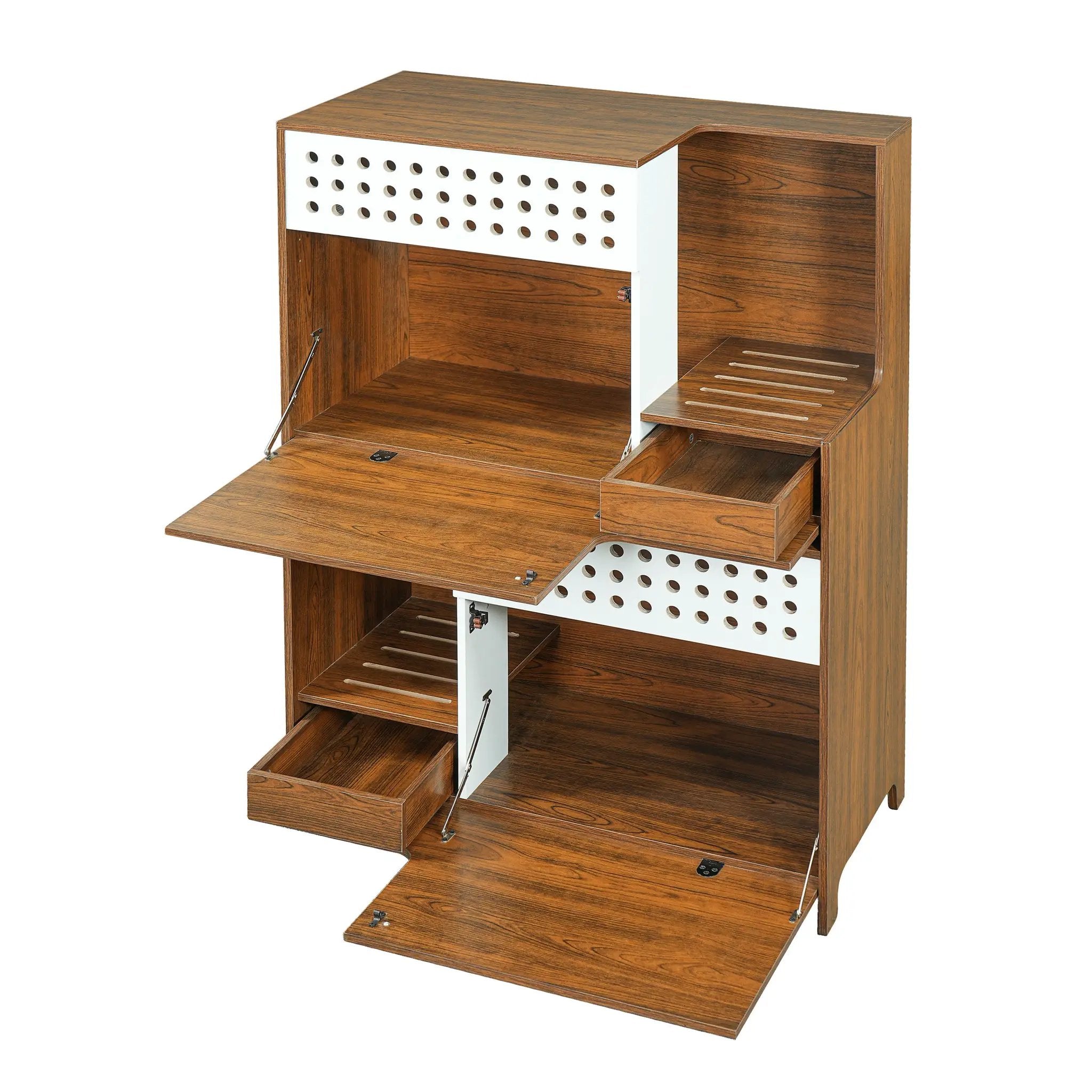 Modern 2-in-1 Cat Furniture, Litter Box Enclosure Side Table by HouseOfZazla