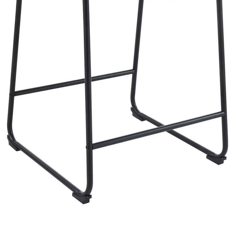 Vintage Style Armless Industrial Counter Stool Set of 2 by HouseOfZazla