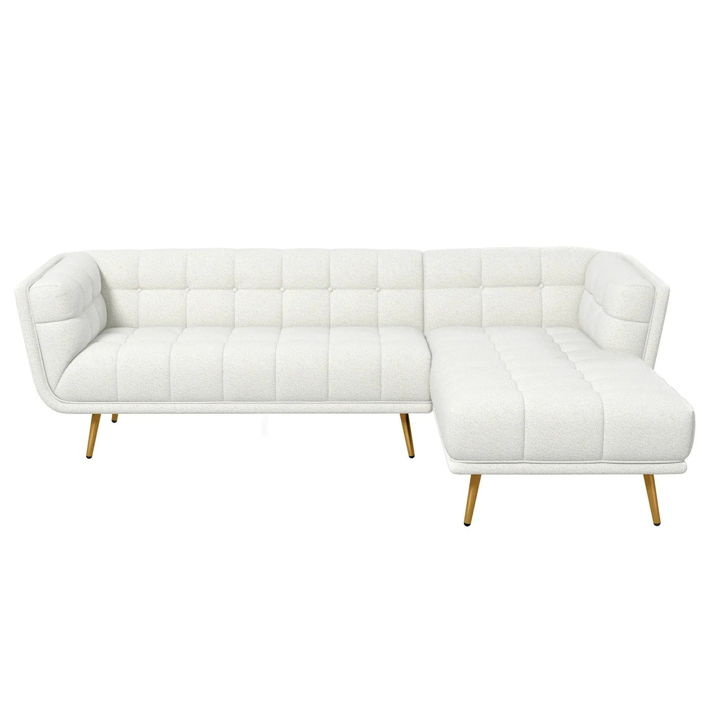Addison - L Shape Sectional Sofa Tufted by Unique Piece Furniture