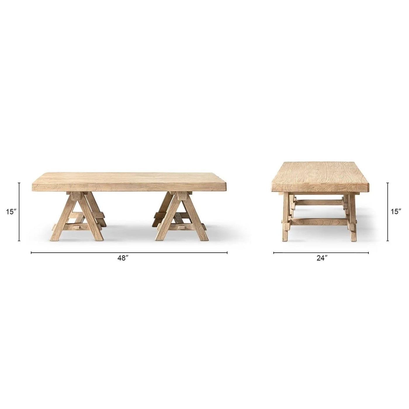 Hawthorne - Trestle Table by HouseOfZazla