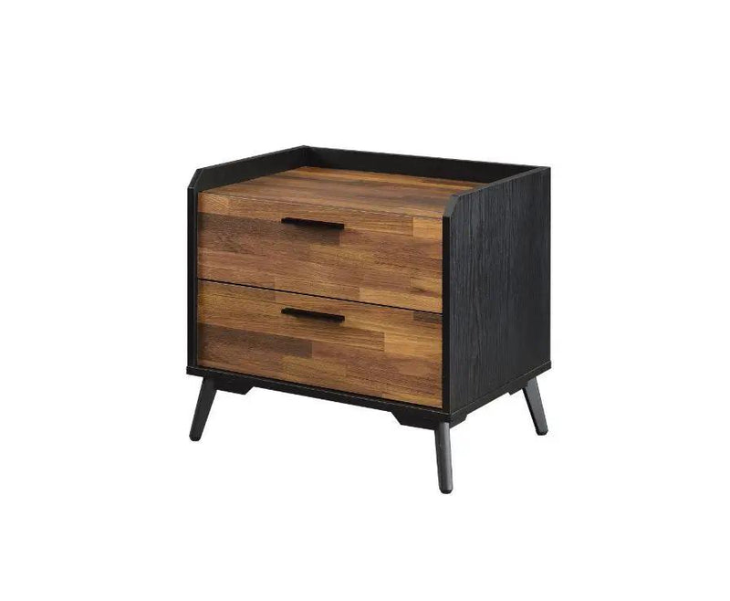 Jiranty - Accent Table - Walnut & Black by Unique Piece Furniture