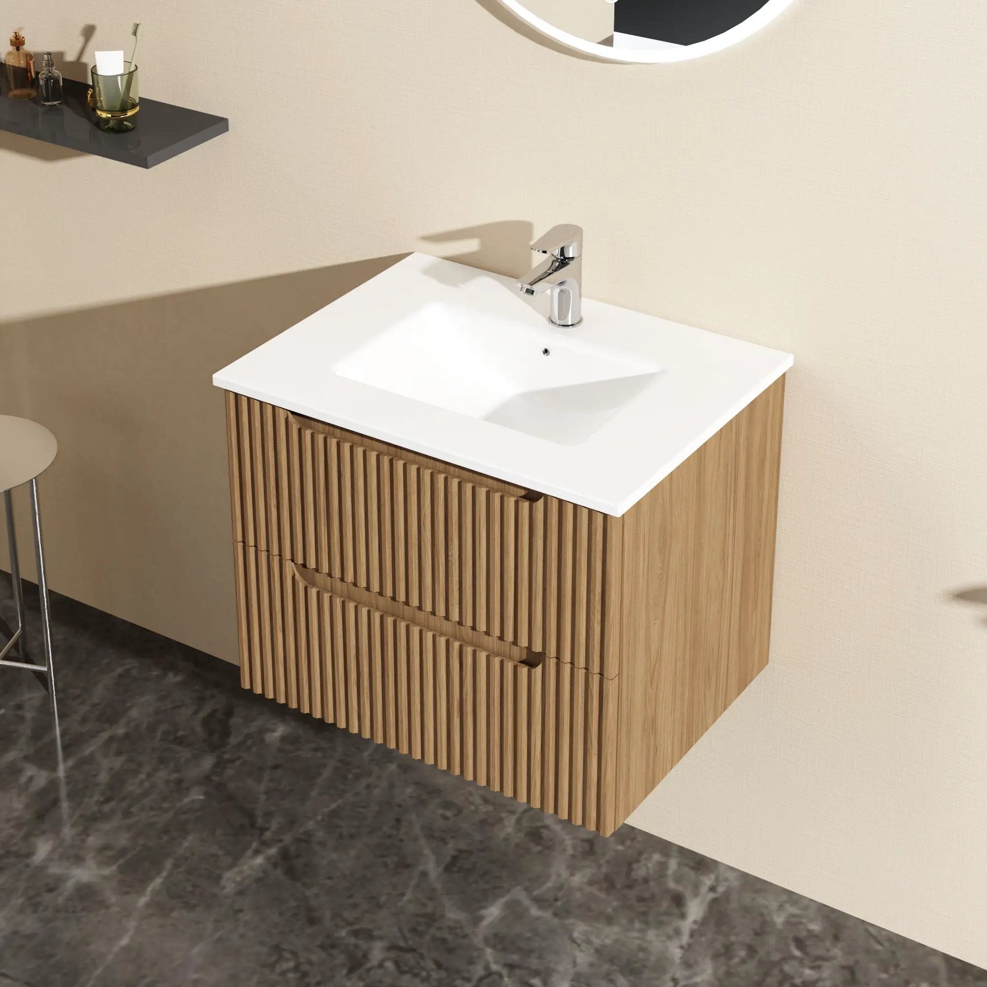Wall Mounted Bathroom Vanity & Sink by HouseOfZazla