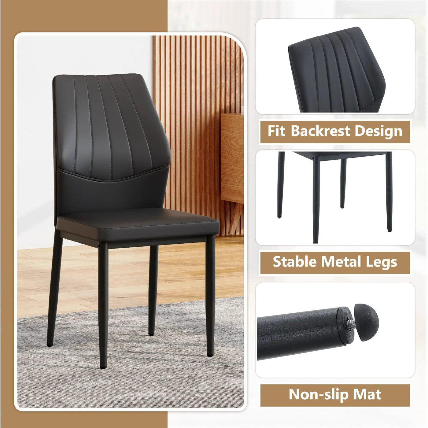 Dining Chairs With Shell Pattern, Comfort And Style by Unique Piece Furniture
