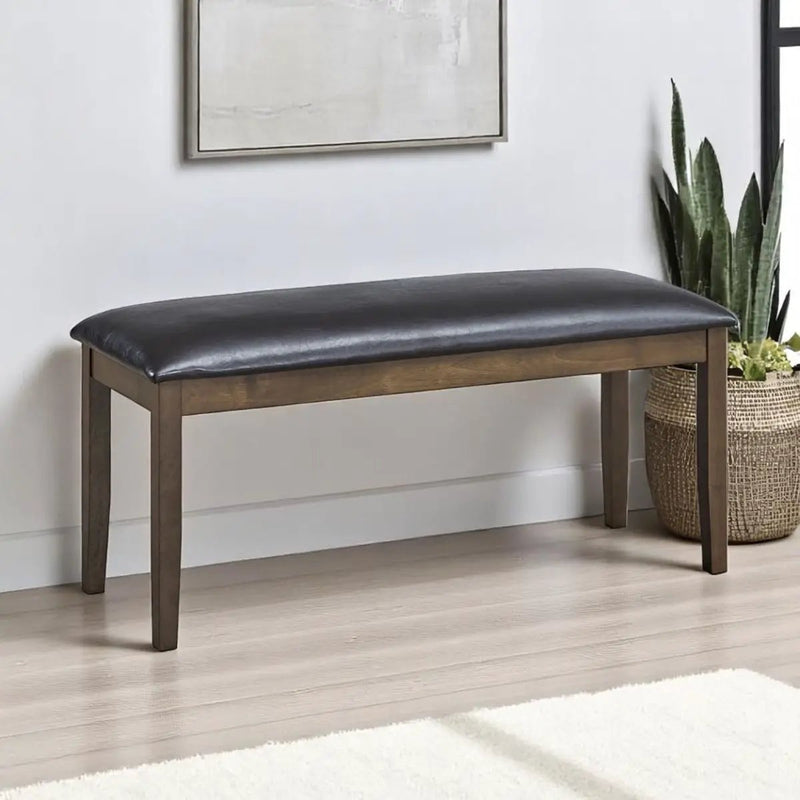 Damica - Bench - Brown / Walnut by Unique Piece Furniture
