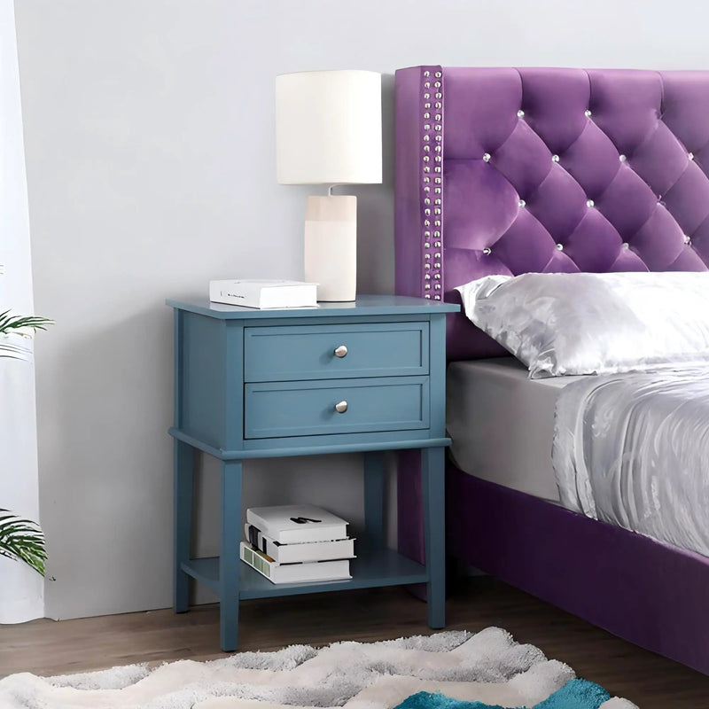 Vibrant Contemporary Nightstand by HouseOfZazla