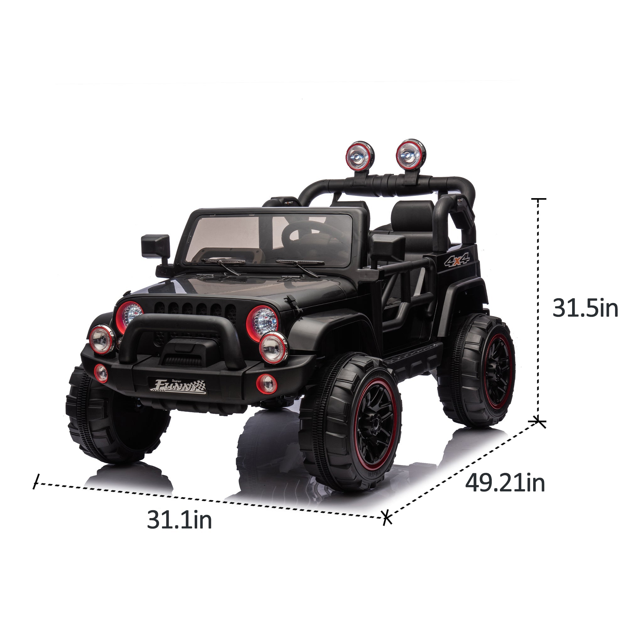 24V Kids Ride-On Electric Car with Parental Control by HouseOfZazla