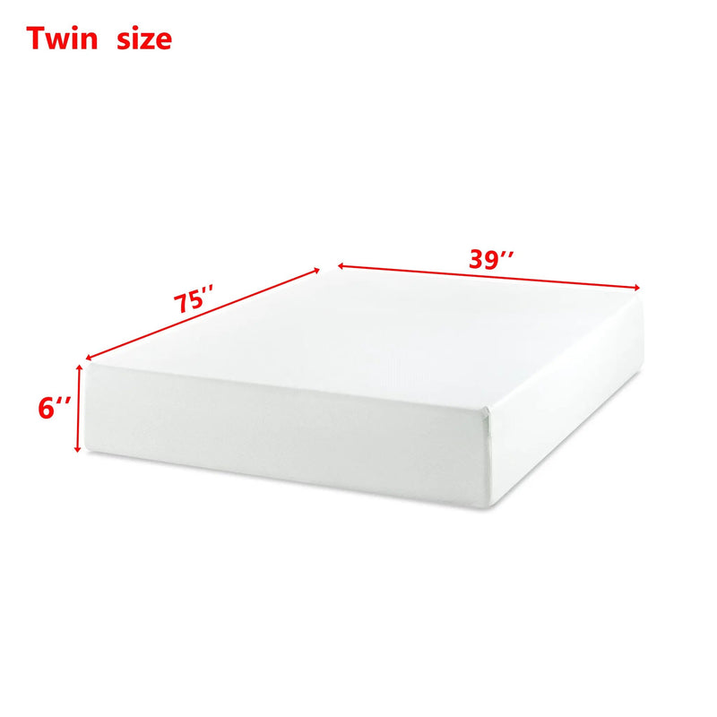 Made In US 6" Twin Size Mattress by HouseOfZazla