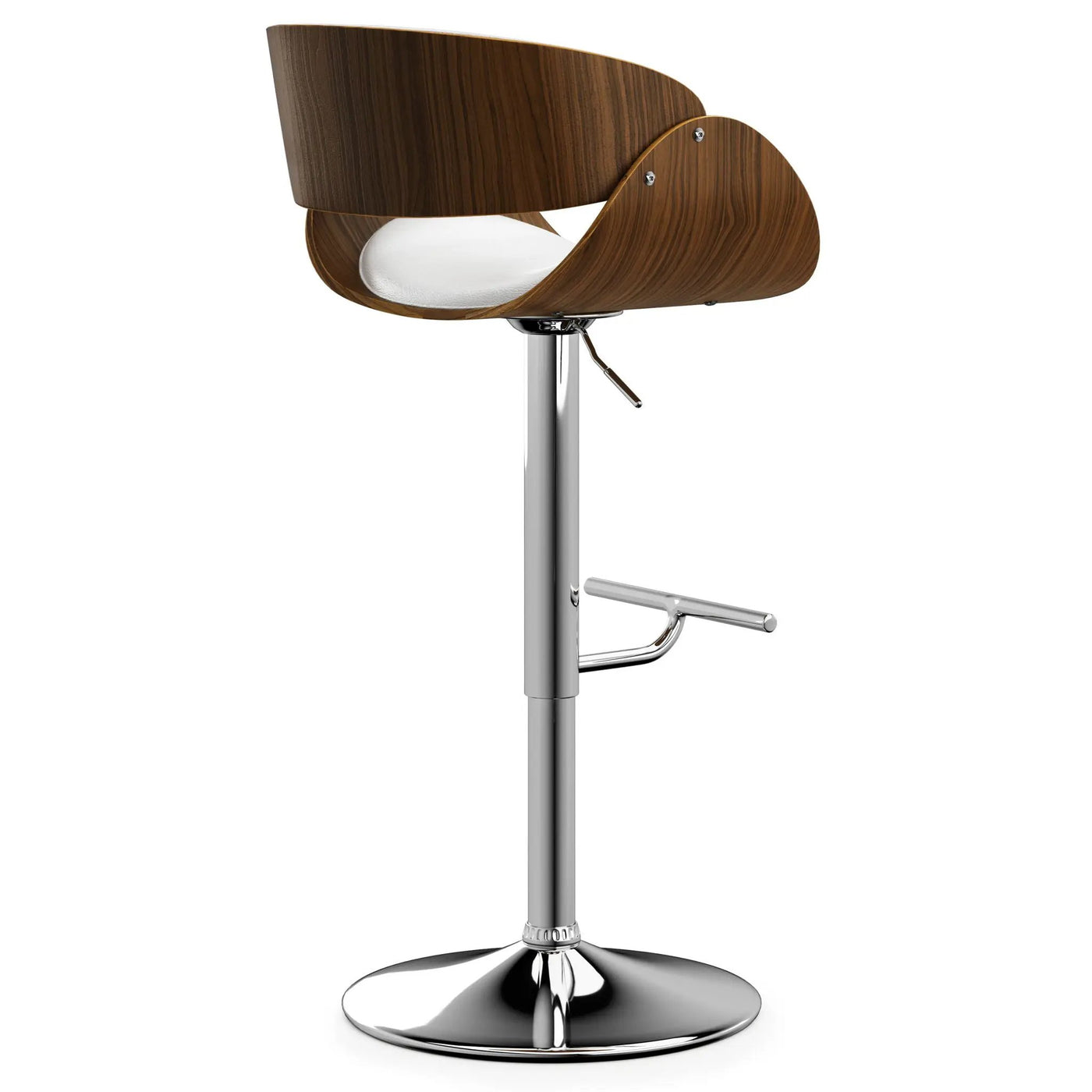 Amery - Mid Century Modern Adjustable Swivel Bar Stool by HouseOfZazla