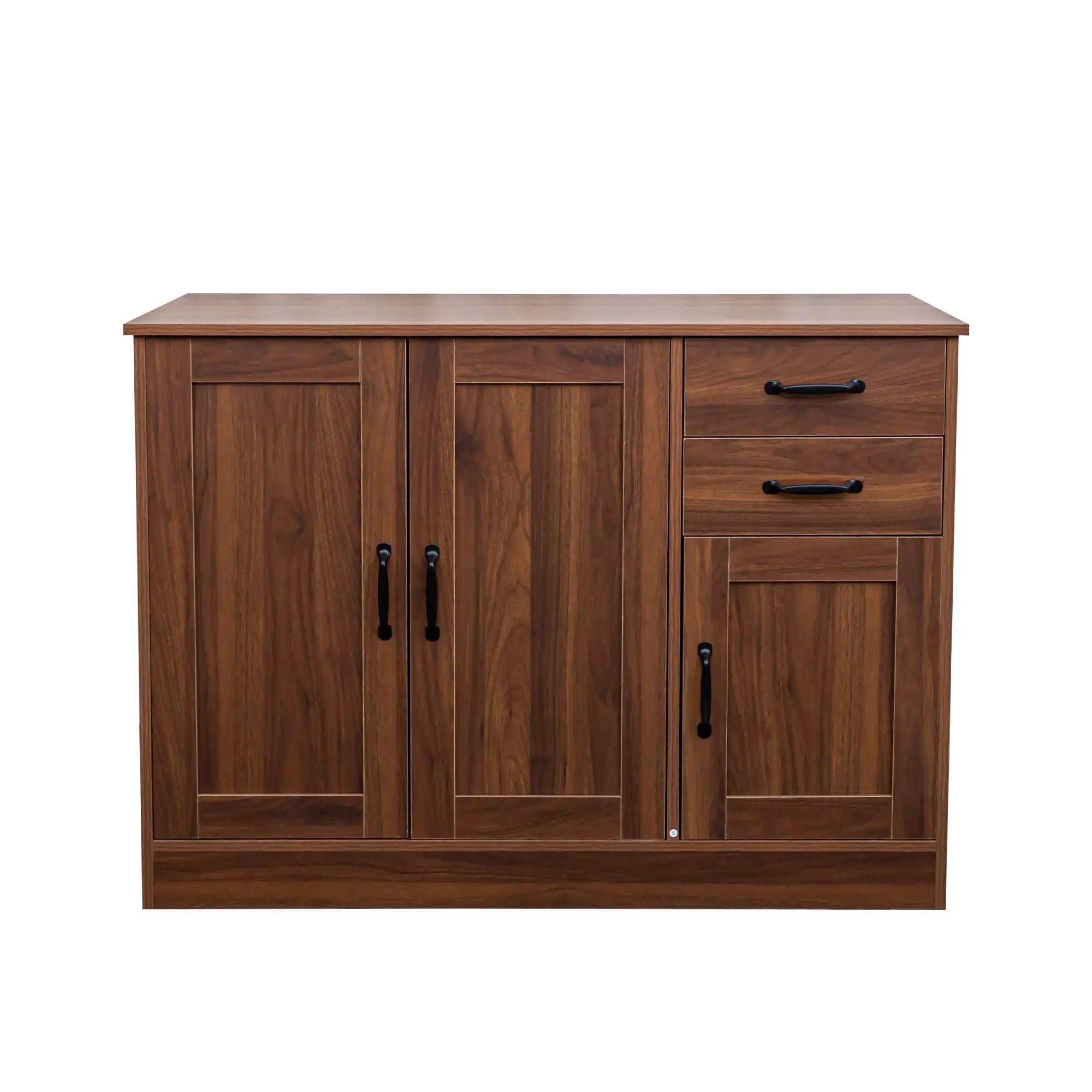 Modern Wood Buffet Sideboard with 2 Doors, 1 Storage & 2 Drawers by HouseOfZazla