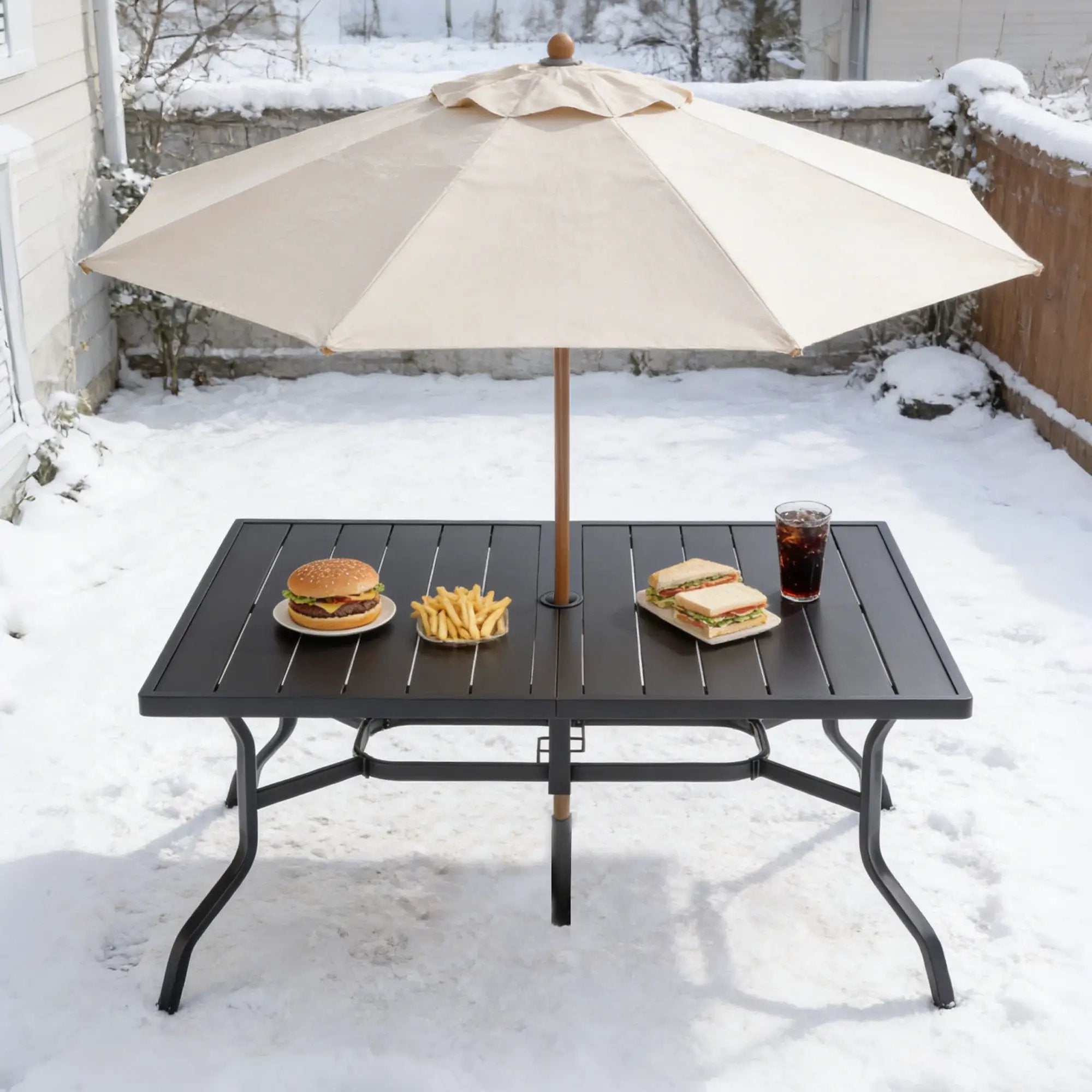 Outdoor Dining Table for 6 by HouseOfZazla