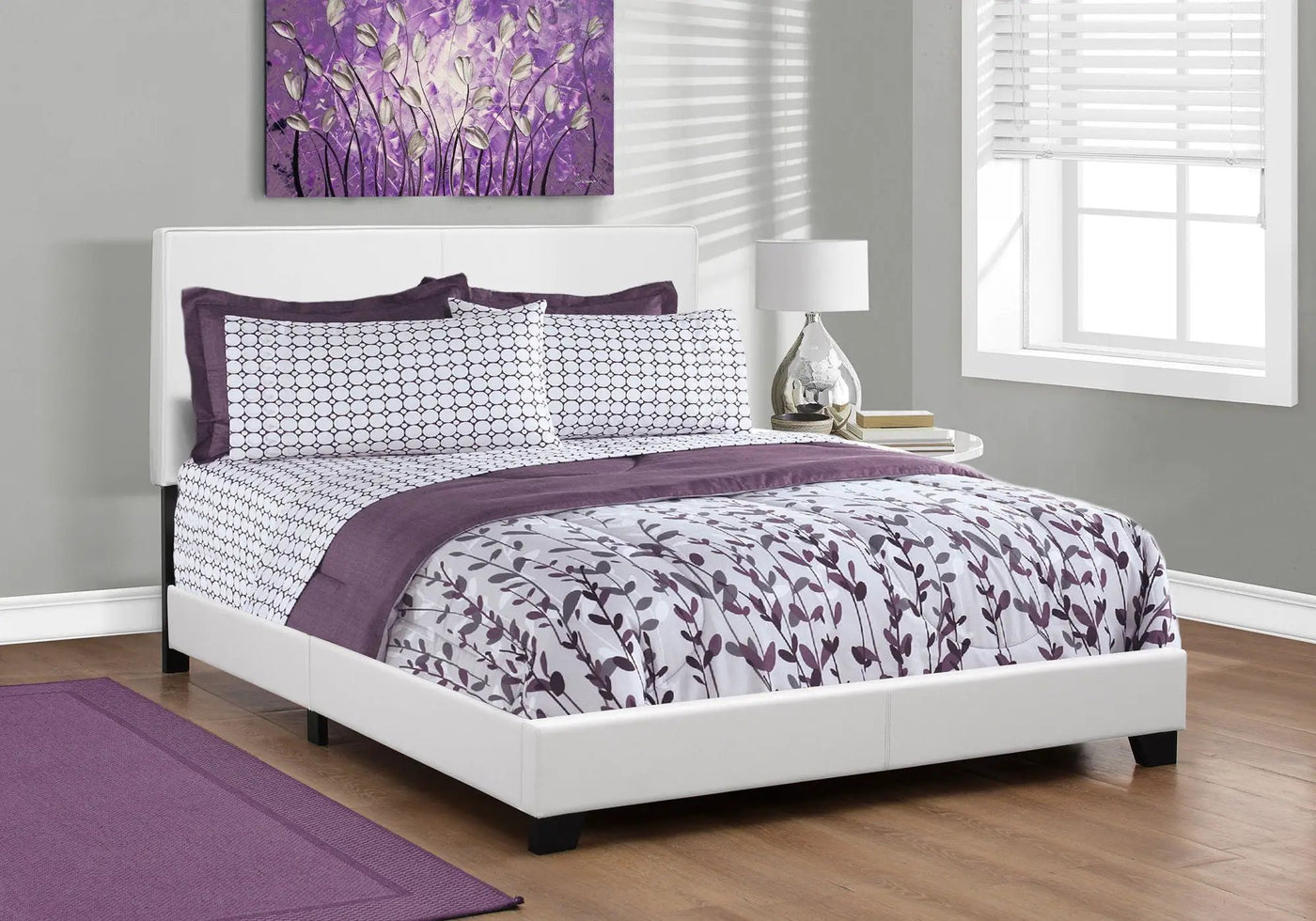Bed, Upholstered, Transitional by HouseOfZazla