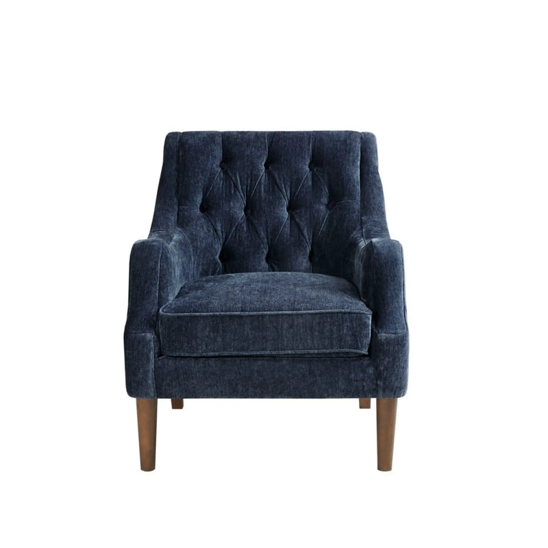 Button Tufted Accent Chair Vintage Style by Unique Piece Furniture