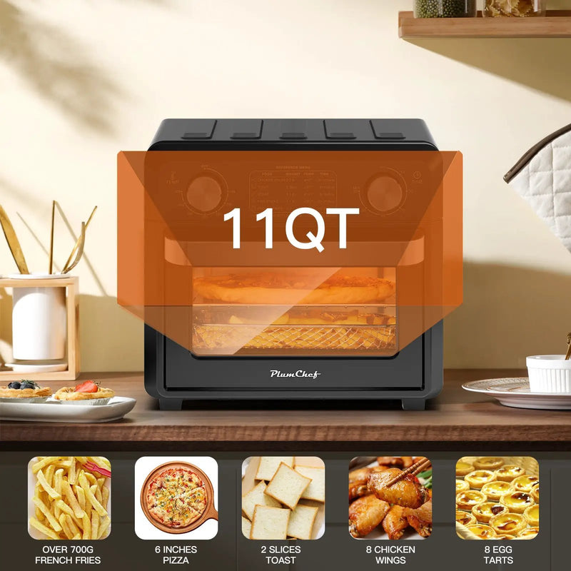 GBK 11QT Compact Air Fryer Toaster Oven by HouseOfZazla