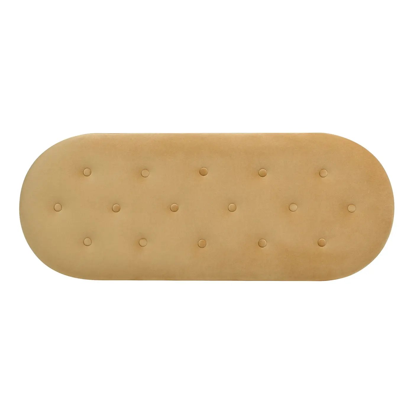 Melinda - Oval Tufted Bullion Fringe Storage Bench by Unique Piece Furniture