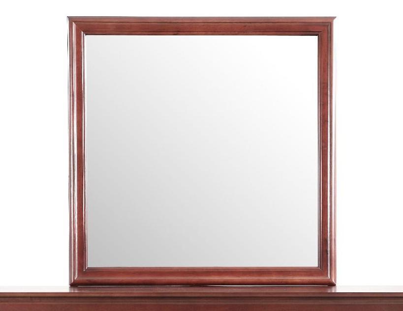 Traditional Wall Mirror with Wood Veneer Frame - Multiple Colors, photo 25 of 40